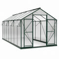 Szklarnia Aluminiowa Poliwęglan 4 mm Zielona 360x240x200 cm