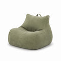 Fotel z mikrofibry typu bean bag, Zielony, 100x80x70 cm