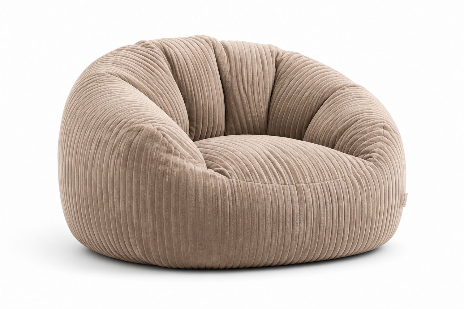 Fotel bawełniany sztruksowy 90cm Beżowy